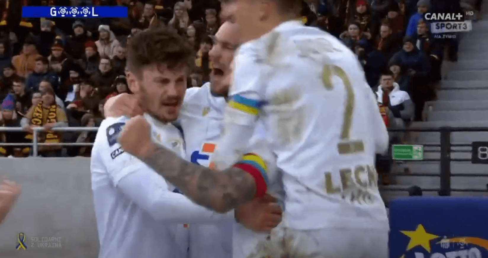 Lech rozbija Pogoń i wraca na fotel lidera! 3 gole w 6 minut [WIDEO] Obraz wpisu