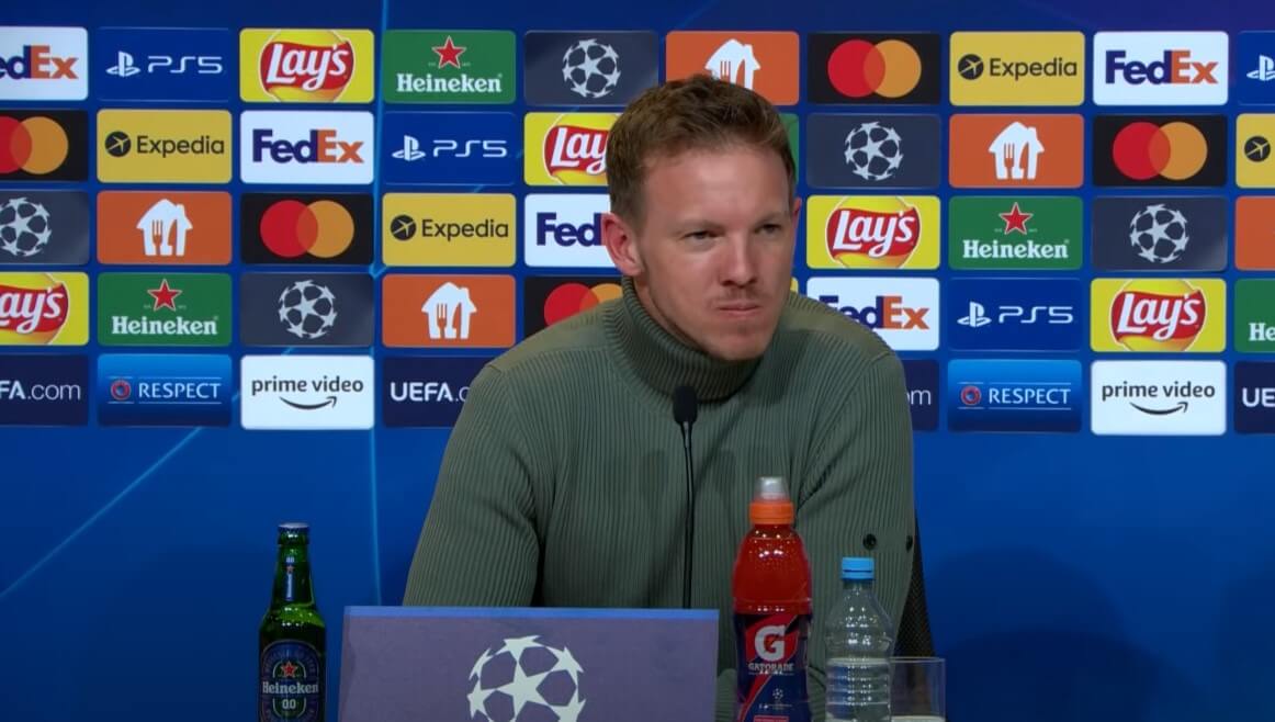 Nagelsmann poirytowany ciągłymi pytaniami o formę piłkarza. „Zapytaj go sam” Obraz wpisu