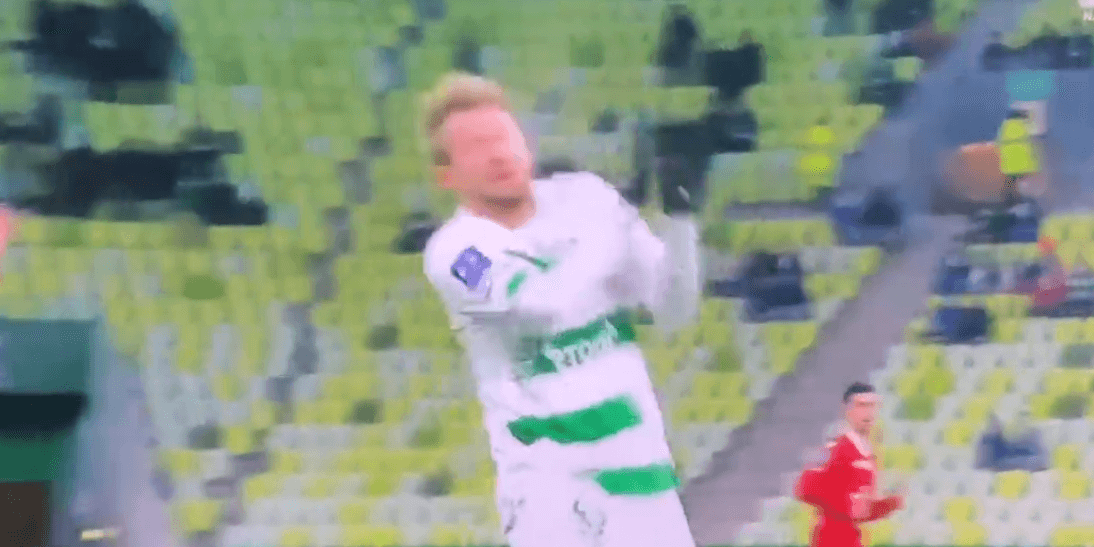 Kubicki dostał piłka prosto w twarz. Kwintesencja Ekstraklasy [WIDEO] Obraz wpisu