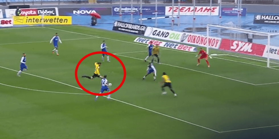 Pierwszy gol Krychowiaka w Grecji! Przytomne zachowanie Polaka [WIDEO] Obraz wpisu