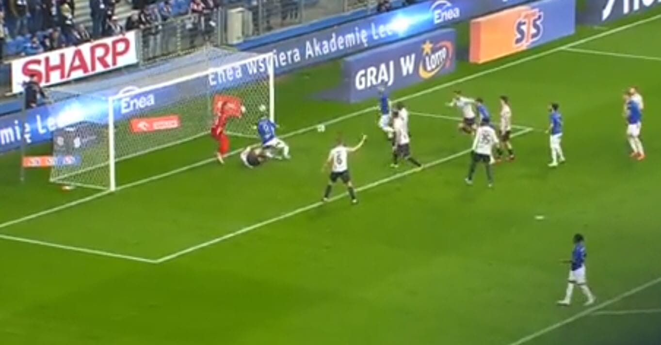 Lech Poznań prowadzi 3:0 do przerwy. Górnik Łęczna na kolanach [WIDEO] Obraz wpisu