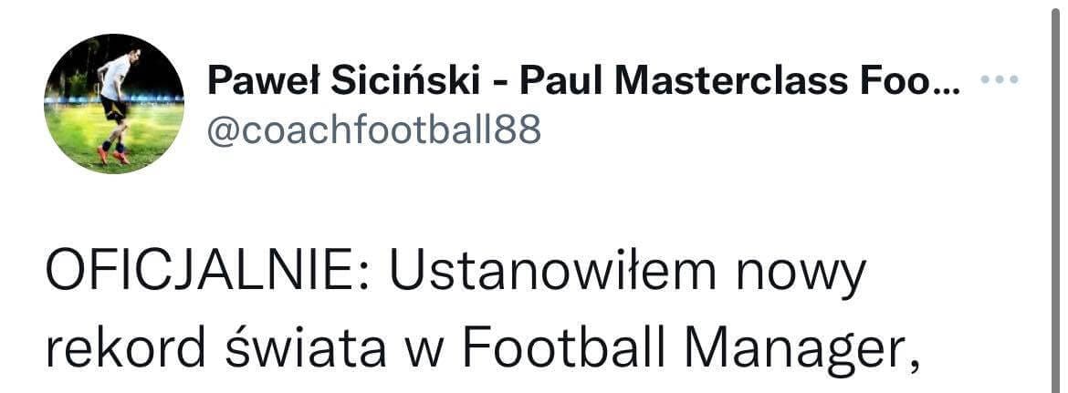 Polak ustanowił nowy rekord Guinnessa w Football Managerze! Liczba sezonów robi wrażenie Obraz wpisu