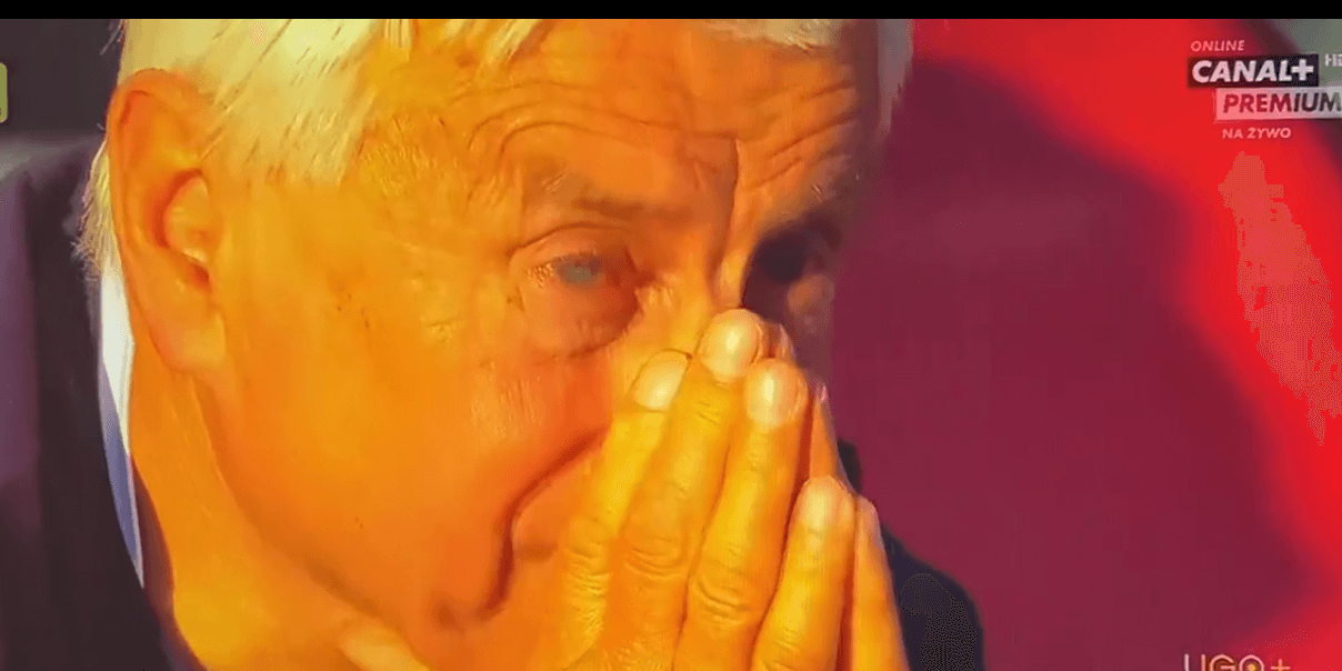 Przybijające ujęcia po spadku Wisły. Kazimierz Kmiecik, legenda klubu, nie krył łez [WIDEO] Obraz wpisu