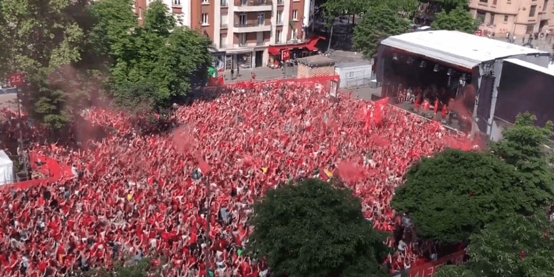 Kibice Liverpoolu przejmują Paryż! Czerwony tłum czeka na finał Ligi Mistrzów [WIDEO] Obraz wpisu