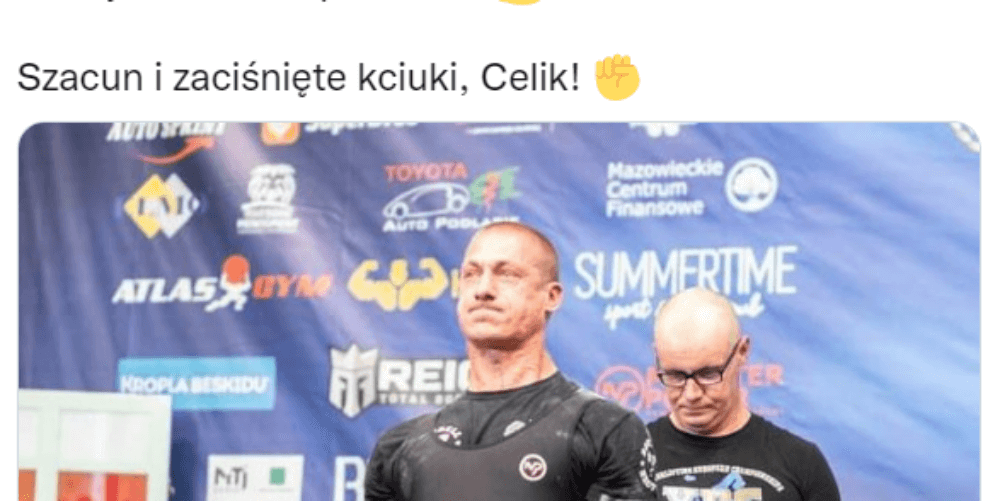 Piotr Celeban wziął udział w zawodach trójboju siłowego! Sylwetka budzi podziw [WIDEO] Obraz wpisu