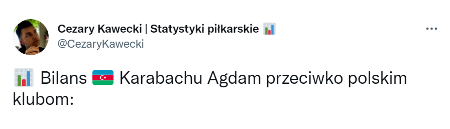 Polskie drużyny nie mają szczęścia do Karabachu Obraz wpisu