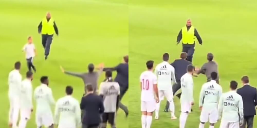 Cudowne zachowanie Luisa Enrique. Zatrzymał ochronę, aby spełnić marzenie kibica [WIDEO] Obraz wpisu