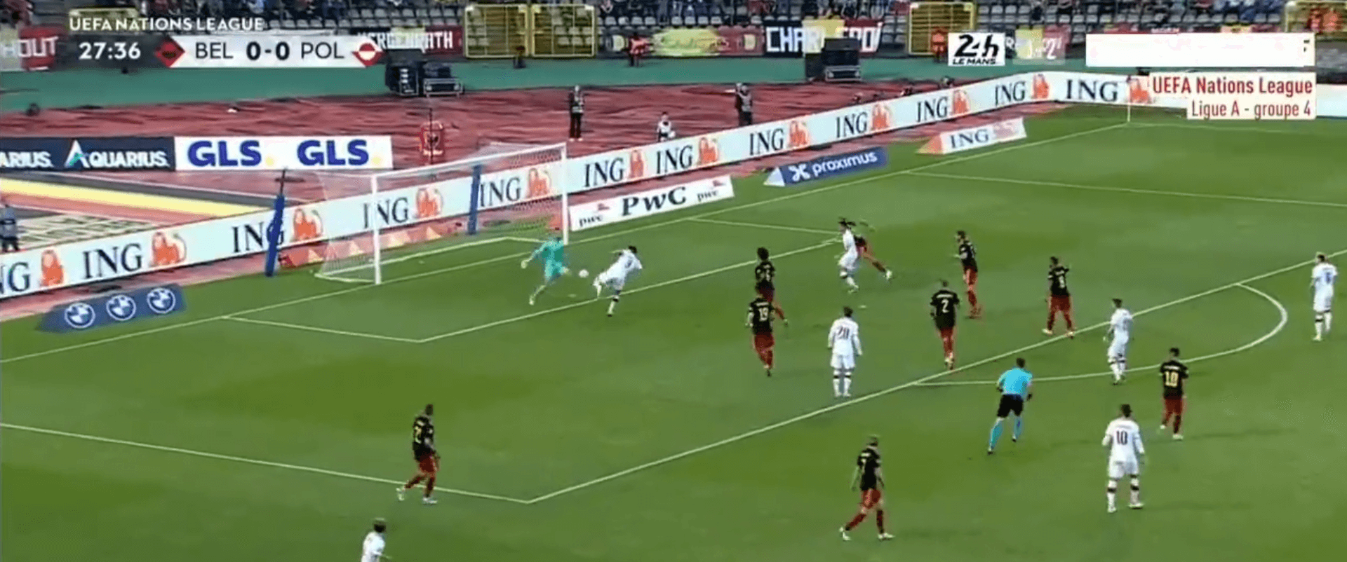 Polacy wychodzą na prowadzenie! Lewandowski otwiera wynik spotkania [WIDEO] Obraz wpisu