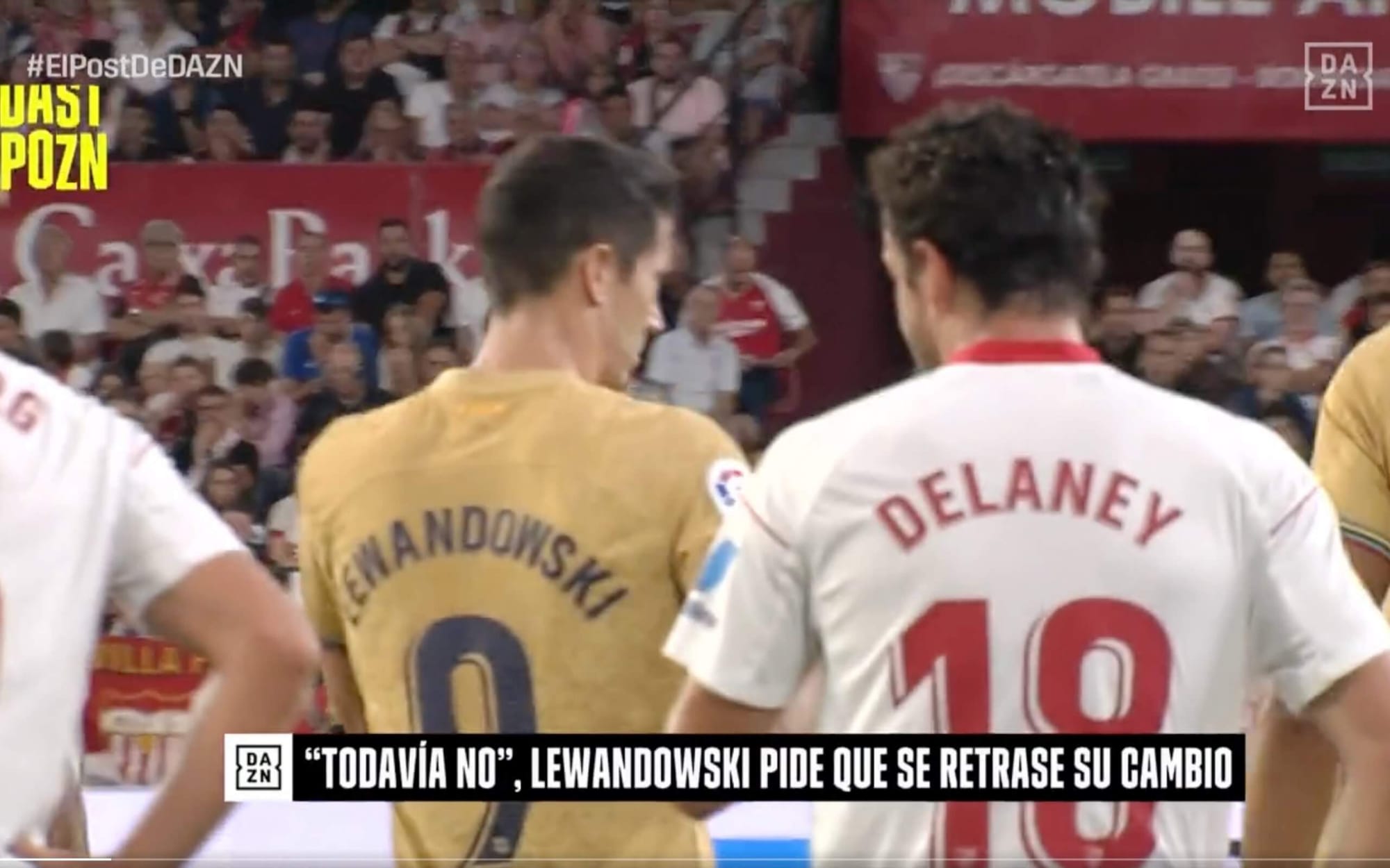 Lewandowski prosił Xaviego o więcej minut. Kamery wychwyciły moment rozmowy Obraz wpisu