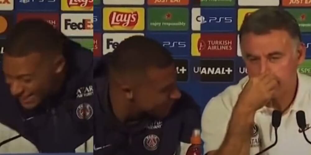 Beznadziejne zachowanie Mbappe i Galtiera. Tak zareagowali na poważne pytanie [WIDEO] Obraz wpisu