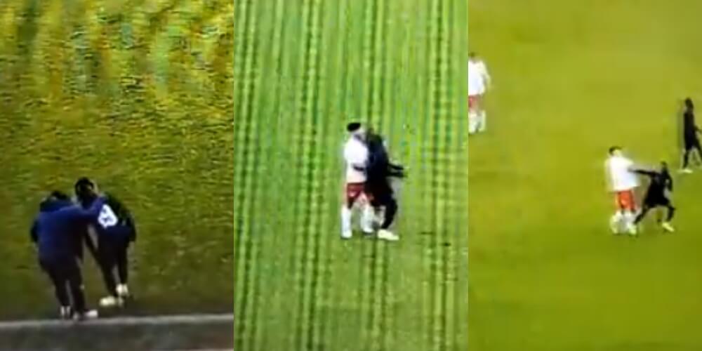 Trener kazał uderzyć piłkarza rywali? Skandal w meczu Polski U18 [WIDEO] Obraz wpisu