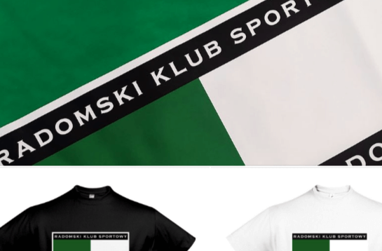 Radomiak wypuścił do sprzedaży koszulki dla kibiców. Są one łudząco podobne do znanej marki Obraz wpisu