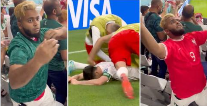 Lewandowski przekazał koszulkę kibicowi, który w ciekawy sposób świętował jego gola: „😂 co za wsparcie” Obraz wpisu