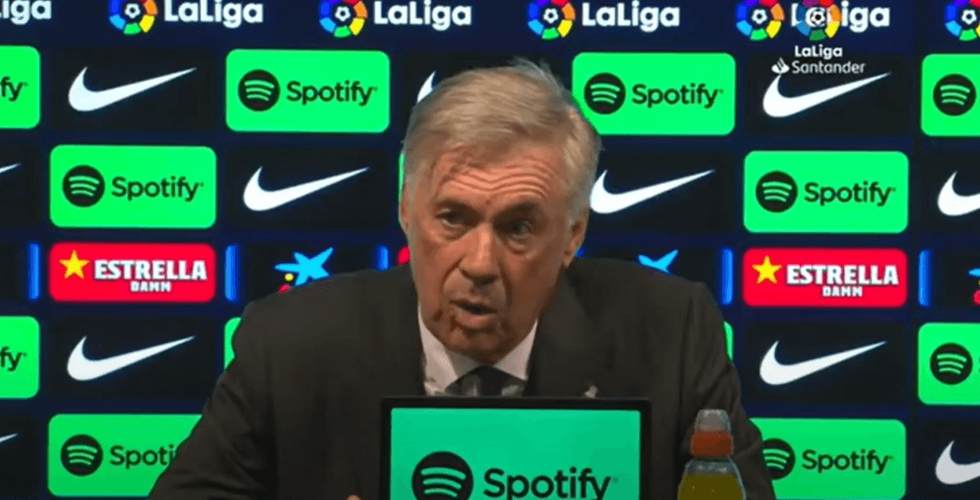 Carlo Ancelotti ma wątpliwości do pracy sędziów po El Clasico. „Nie wygraliśmy z powodu spalonego” Obraz wpisu