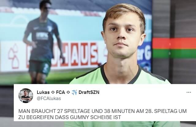 Nieudany mecz Roberta Gumnego. Kibice zadowoleni z jego „wędki” w 38. minucie Obraz wpisu