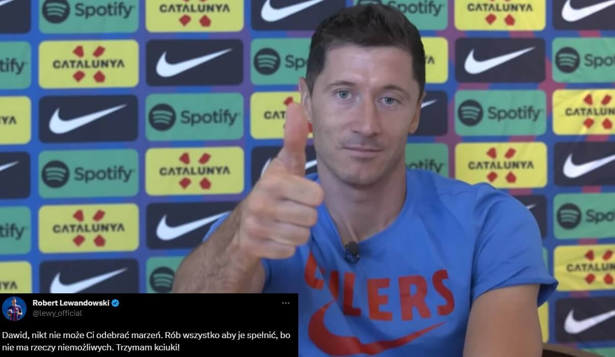 Młody piłkarz skrytykowany za marzenia o zdobyciu Złotej Piłki. Pocieszył go sam Robert Lewandowski Obraz wpisu