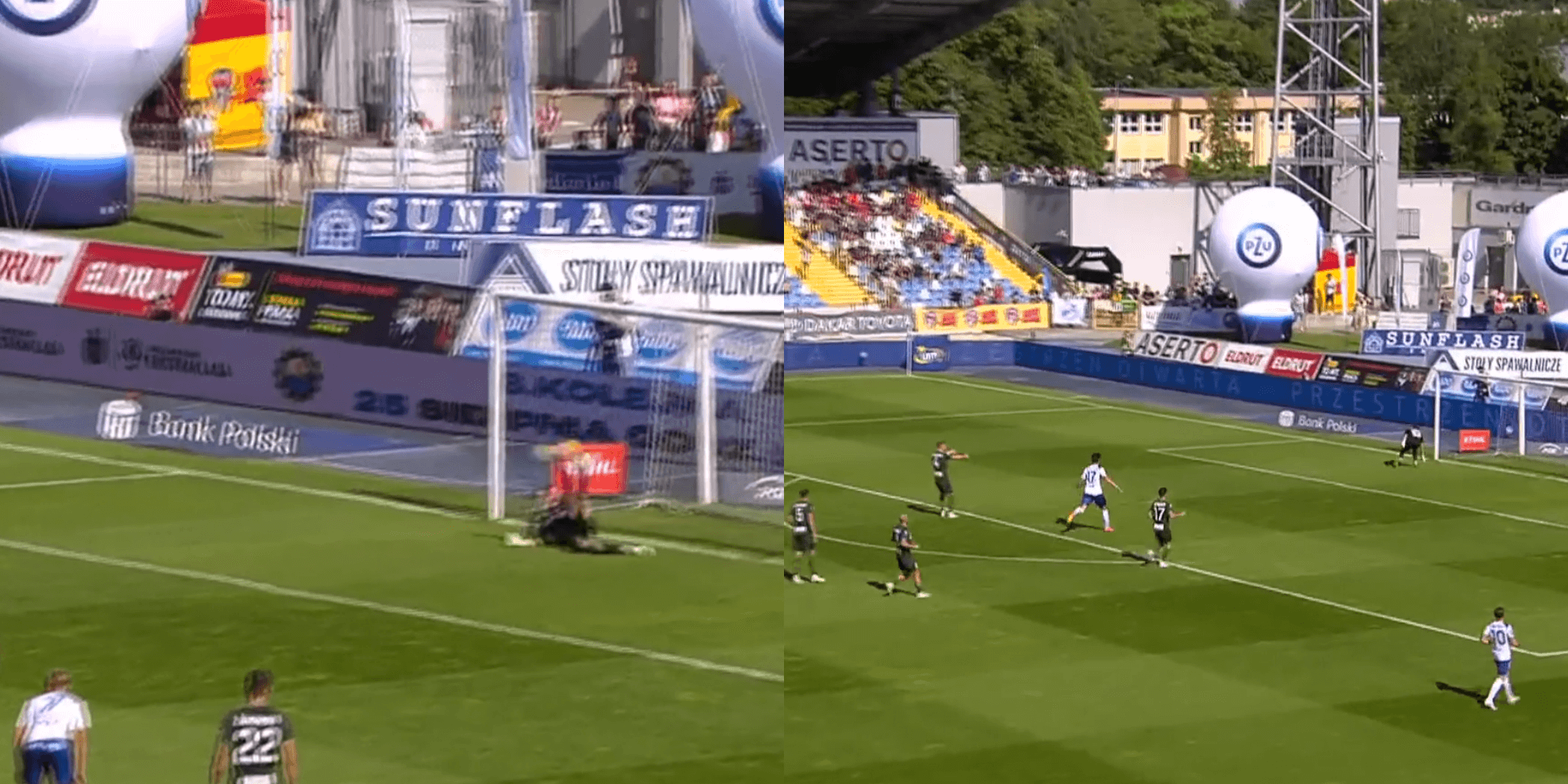 Z nieba do piekła! Trelowski obronił karnego, a potem zawinił przy bramce [WIDEO] Obraz wpisu