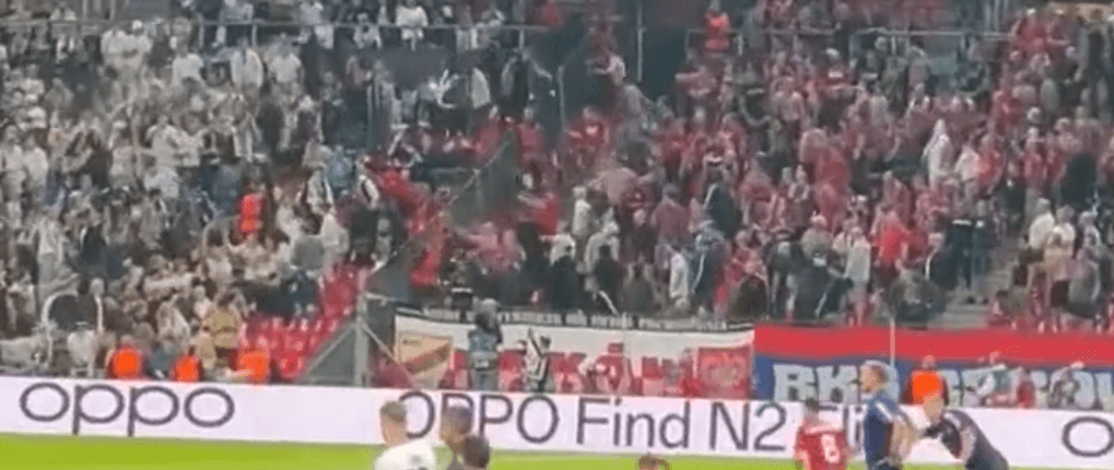 Napięta atmosfera w końcówce meczu FC Kopenhaga – Raków Częstochowa. Niewiele brakowało do zadymy [WIDEO] Obraz wpisu