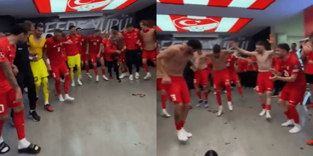 Tak Turcja świętowała awans na Euro 2024. Niecodzienne sceny w szatni [WIDEO] Obraz wpisu