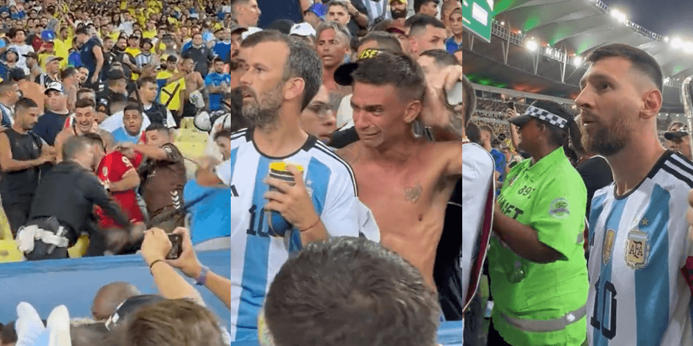 Dantejskie sceny na Maracanie przed meczem Brazylia – Argentyna. Messi: „To szaleństwo. Trzeba było to przerwać” Obraz wpisu