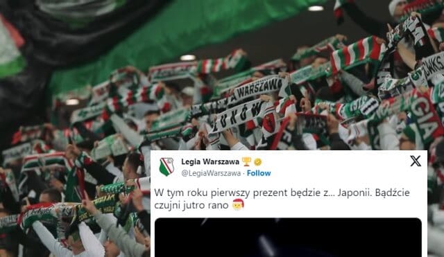 Tajemniczy wpis Legii Warszawa. Kibice próbują rozwiązać zagadkę Obraz wpisu