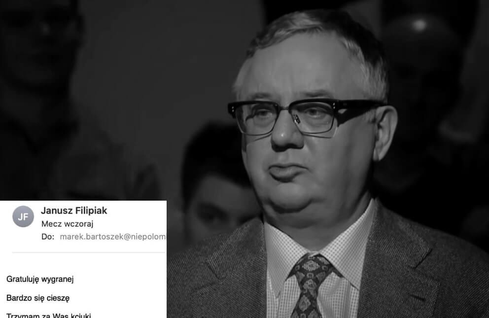 Prezes Puszczy pokazał ostatni mail od Filipiaka. Piękny gest zmarłego właściciela Cracovii Obraz wpisu