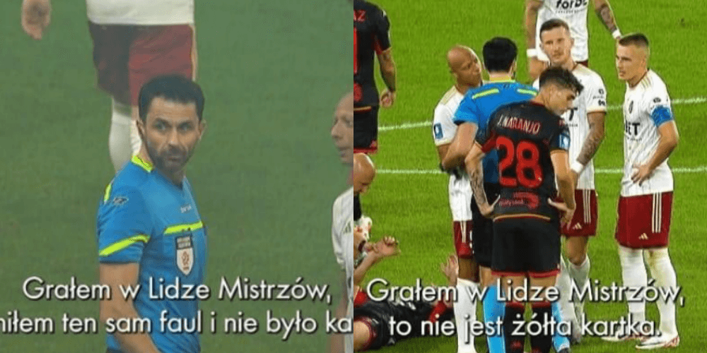Piłkarz ŁKSu dyskutował z sędzią. Argument? Gra w Lidze Mistrzów, w której… nie zagrał Obraz wpisu