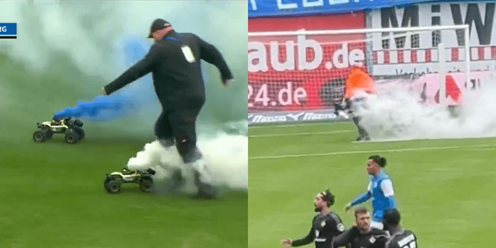 Zdalnie sterowane samochodziki znowu atakują. Tym razem… racami dymnymi [WIDEO] Obraz wpisu