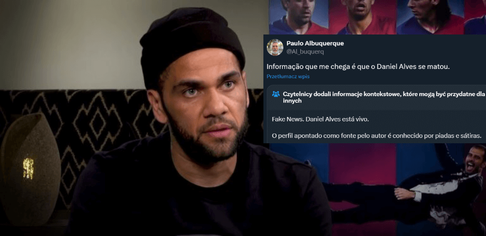 Rozpowszechnił tragiczną plotkę o Danim Alvesie. Teraz może go spotkać kara Obraz wpisu