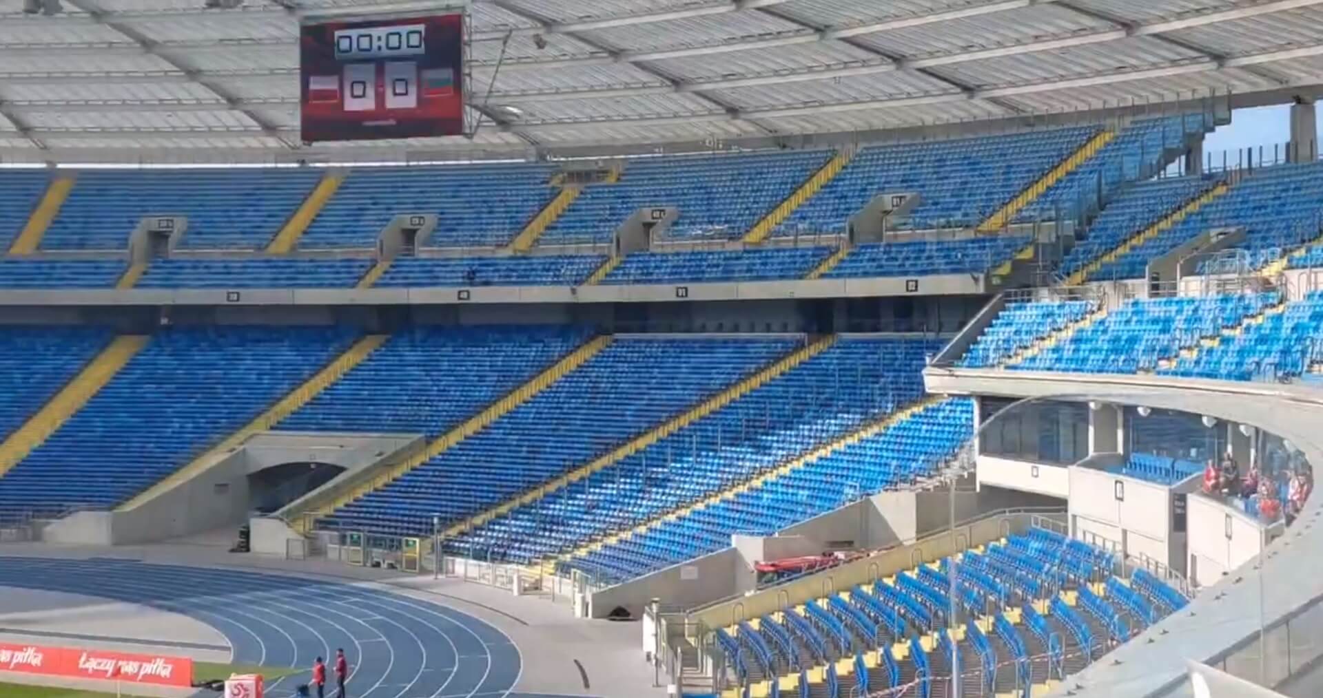 Reprezentacja U-21 nie przyciągnęła kibiców. Pustki na Stadionie Śląskim [WIDEO] Obraz wpisu