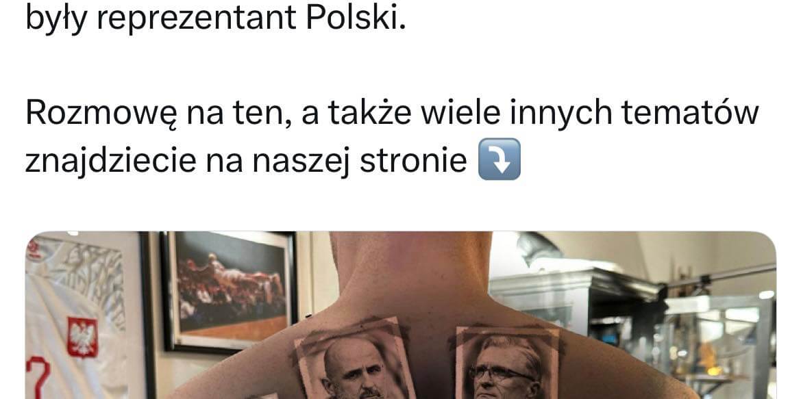 Szalony pomysł Jacka Góralskiego. Chce wytatuować sobie swoich byłych trenerów [WIZUALIZACJA] Obraz wpisu