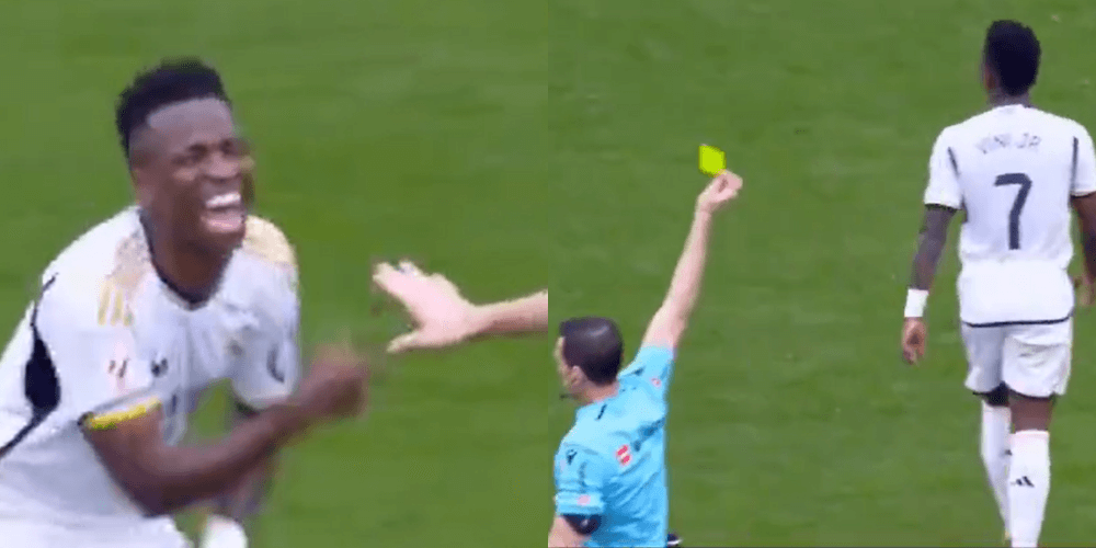 Vinicus najpierw wyśmiał sędziego, a później żalił się, że dostał żółtą kartkę [WIDEO] Obraz wpisu
