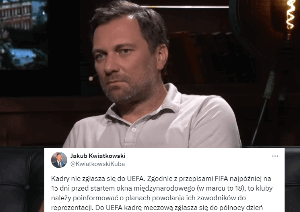 Jakub Kwiatkowski wbił kolejną szpilkę PZPN-owi. Były rzecznik wytknął błąd federacji Obraz wpisu