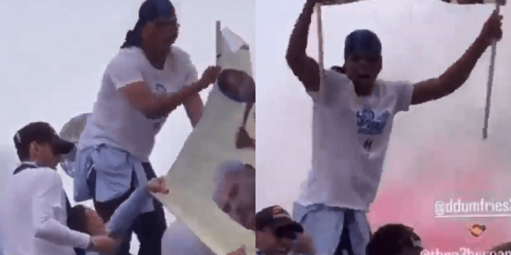 Dumfries trzyma Hernandeza na łańcuchu… Skandaliczny transparent podczas fety Interu [WIDEO] Obraz wpisu