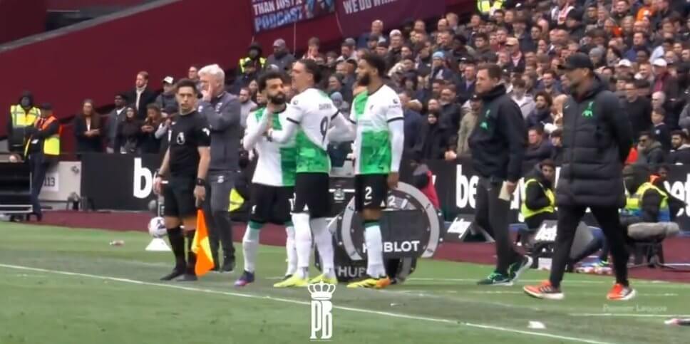 Salah vs Klopp! Egipcjanin nie wytrzymał. Szokujące sceny w trakcie meczu z West Hamem [WIDEO] Obraz wpisu