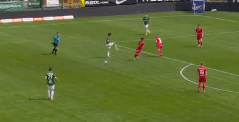 Nietypowa asysta w meczu Ekstraklasy. Warta Poznań zrobiła to drugi raz [WIDEO] Obraz wpisu