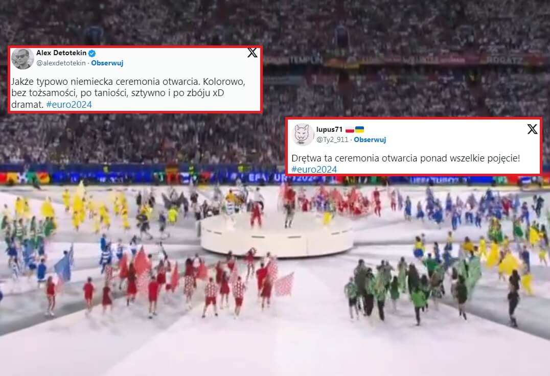 Niemcy krytykowani za ceremonię otwarcia EURO 2024. „Chyba najgorsza ceremonia otwarcia jaką pamiętam” Obraz wpisu