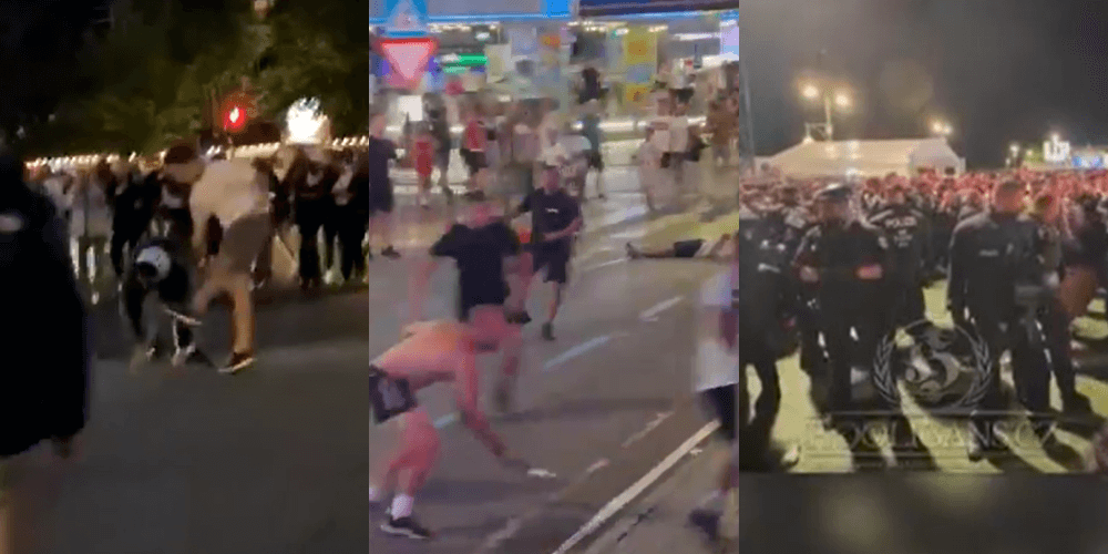 Przerażające obrazki po finale Euro. Anglicy wszczęli awantury w różnych miejscach w Europie [WIDEO] Obraz wpisu