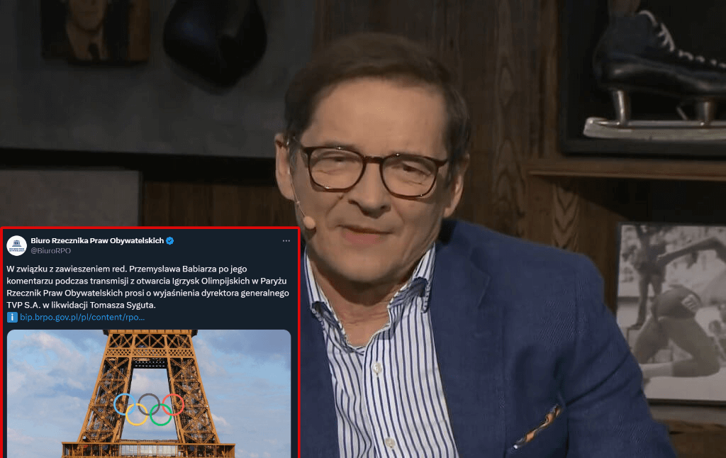 Rzecznik Praw Obywatelskich bierze pod lupę TVP! Interwencja ws. zawieszenia Babiarza Obraz wpisu