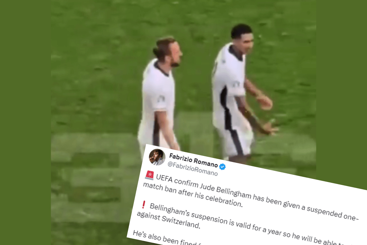 Bellingham poznał karę za swój wybryk. UEFA pozwoli mu grać na turnieju, ale Anglik musi uważać Obraz wpisu