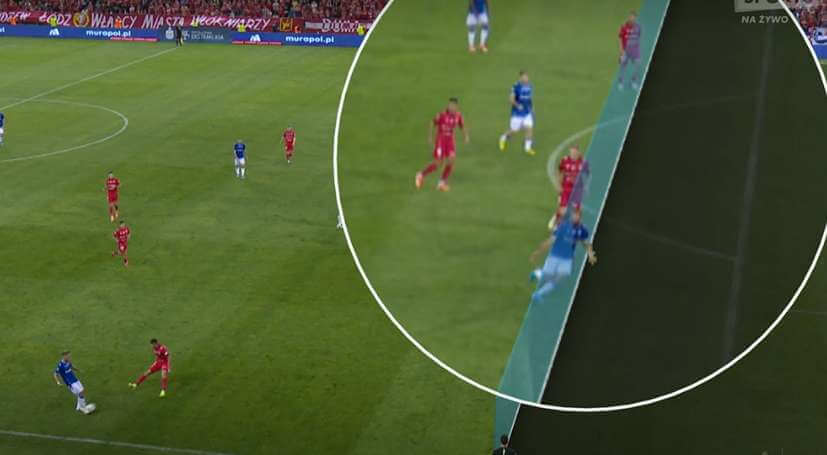 Nie ma żadnych wątpliwości. Spalony w meczu Widzew – Lech był prawidłowy! [WIDEO] Obraz wpisu