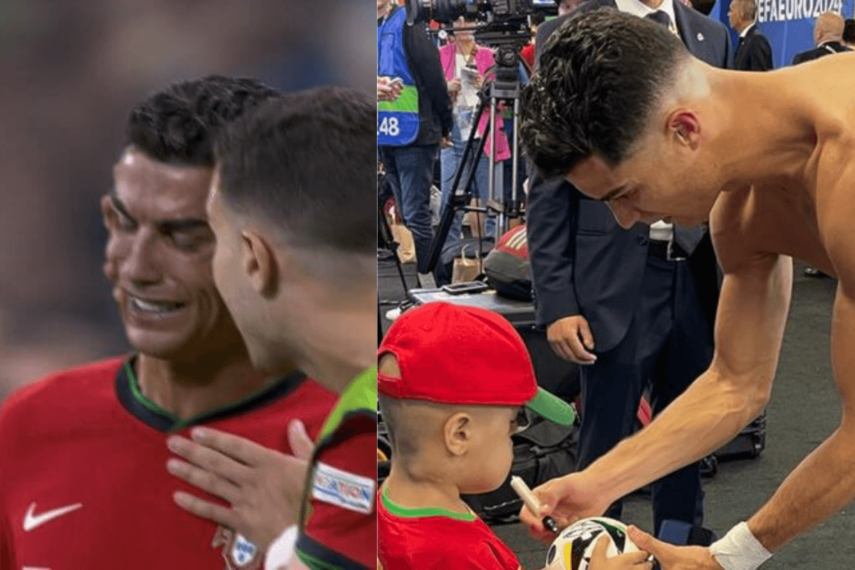 Ronaldo ze wzruszającym gestem po meczu ze Słowenią. Spełnił marzenie chorego chłopca Obraz wpisu