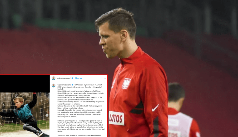 Oficjalnie: Wojciech Szczęsny zakończył piłkarską karierę! „Nadszedł czas, aby poświęcić się rodzinie” Obraz wpisu