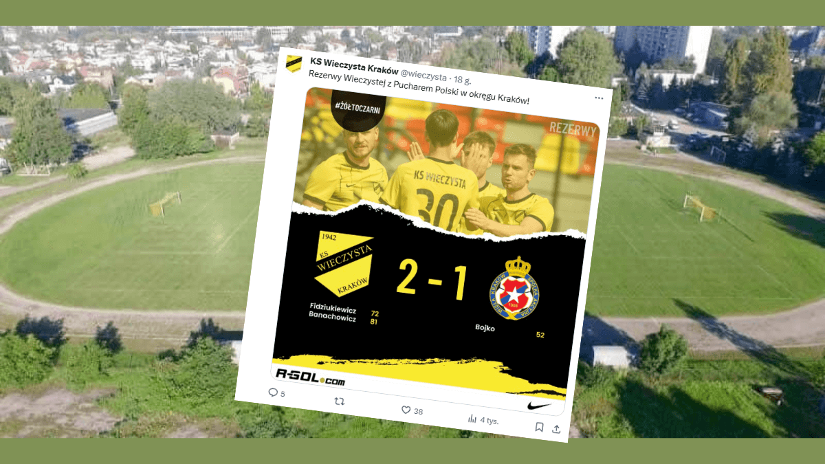 Wieczysta Kraków może stracić trofeum. Wszystko przez jeden błąd Obraz wpisu