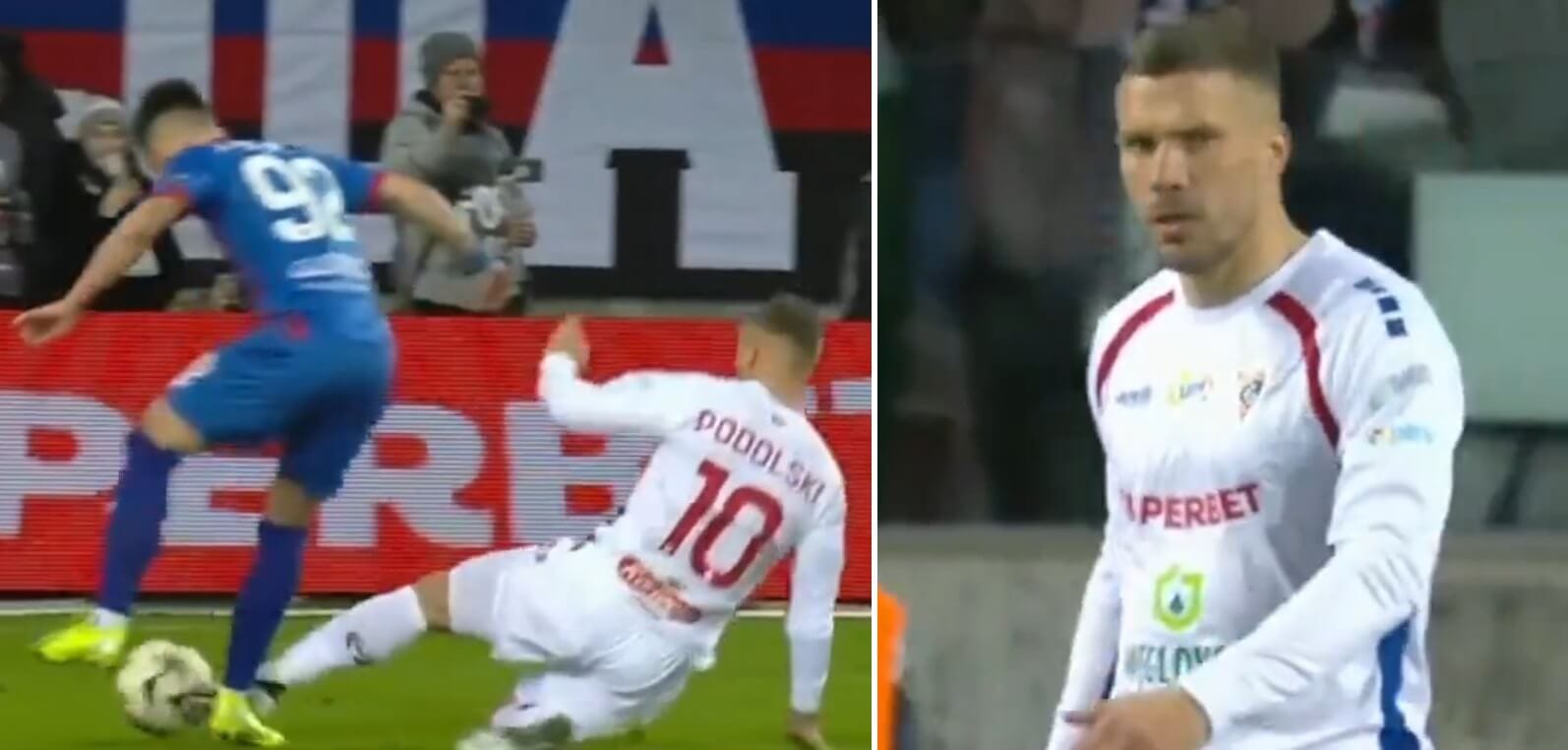 Legenda Piasta Gliwice ostro o Lukasie Podolskim. „Idiotą trzeba się urodzić” Obraz wpisu