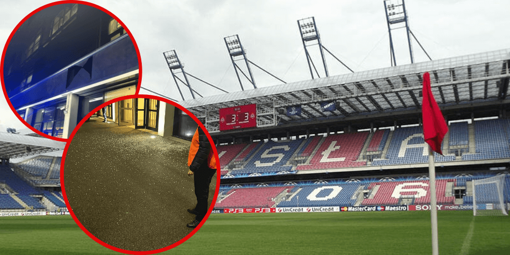 Skandal podczas meczu Wisły Kraków. Ktoś dosłownie ostrzelał stadion „Białej Gwiazdy” Obraz wpisu