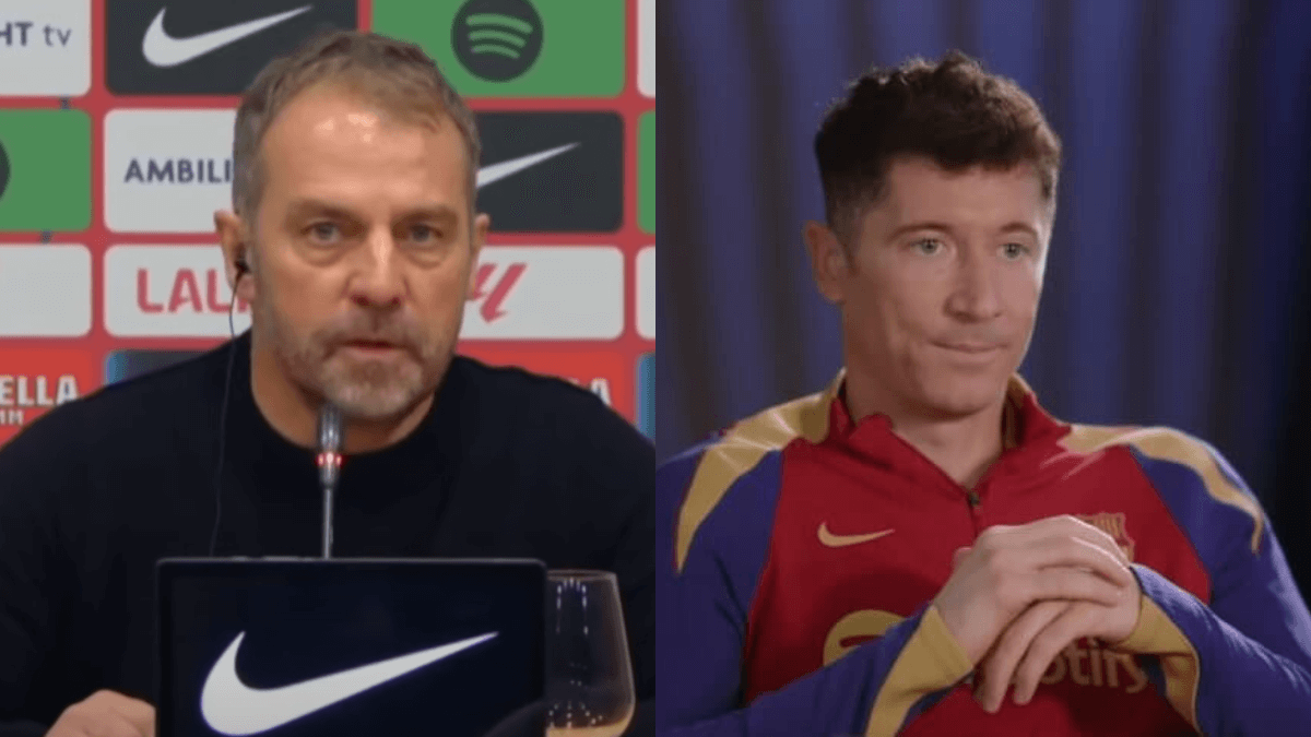 Flick tłumaczy się ze zmiany Lewandowskiego. Jasne słowa niemieckiego trenera Obraz wpisu