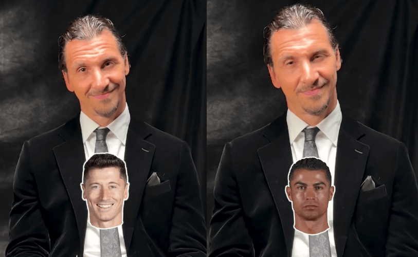 Ibrahimović został zapytany o to, czy Lewandowski jest lepszy od niego. Zareagował w swoim stylu [WIDEO] Obraz wpisu