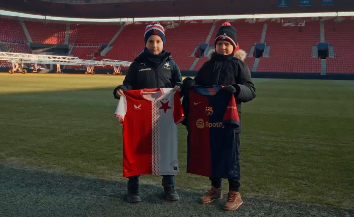 Wspólnie przeciwko rakowi. Świetna akcja Slavii Praga i FC Barcelony Obraz wpisu