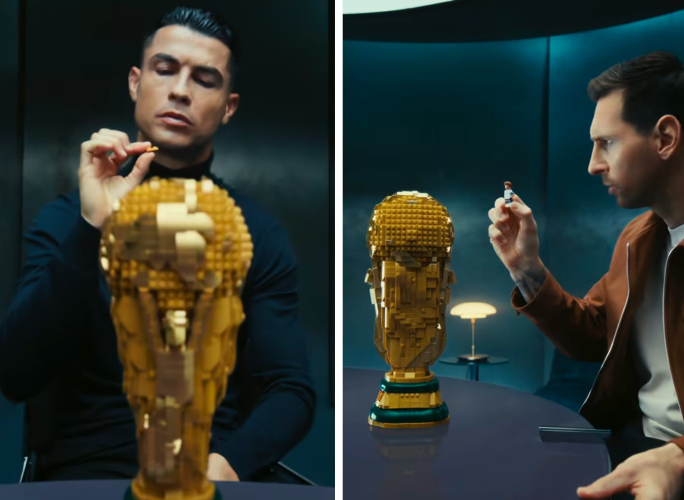 Potężna reklama LEGO. W spocie wspólnie wystąpili Leo Messi oraz Cristiano Ronaldo [WIDEO] Zdjęcie główne wpisu